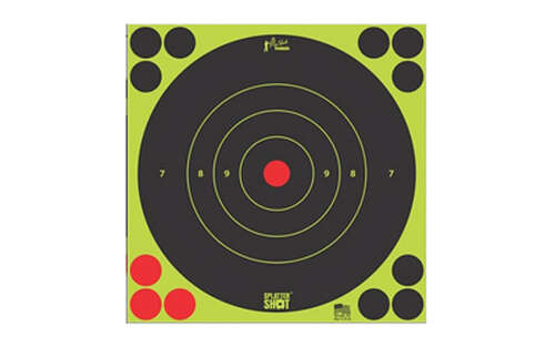 Targets Pro Shot Products Splatter Shot PRO-SHOT 6" GREEN BULLSEYE 12PK